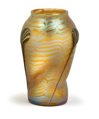 Vase mit Tropfenauflagen, - Jugendstil und angewandte Kunst des 20. Jahrhunderts