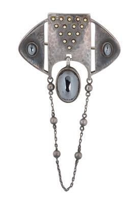 Alfred Bernheim, A brooch with pendant, - Secese a umění 20. století