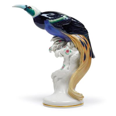 Paul Walther (Meissen, 1876 - 1933), a bird of paradise, - Secese a umění 20. století