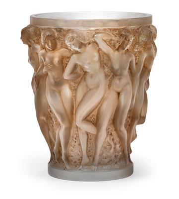 Vase "Bacchantes", René Lalique, - Jugendstil und angewandte Kunst des 20. Jahrhunderts