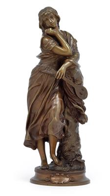 Adrien Etienne Gaudez (1845-1902), a figurine “Mignon”, - Jugendstil e arte applicata del XX secolo