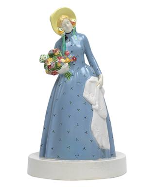 Johanna Meier-Michel (1876-1972), a spring season figurine, - Jugendstil e arte applicata del XX secolo