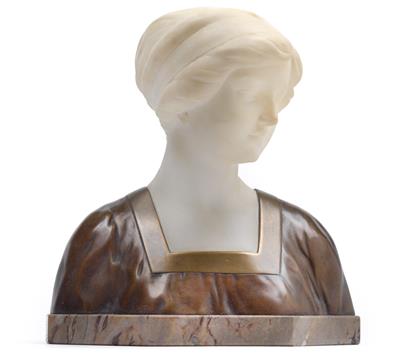 R. Pauli, a bust of a girl, - Secese a umění 20. století