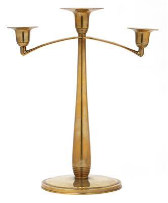 Bruno Paul, A three-arm candelabrum, - Jugendstil e arte applicata del XX secolo