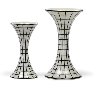 Two vases for violets by Gmundner Keramik, - Jugendstil and 20th Century Arts and Crafts