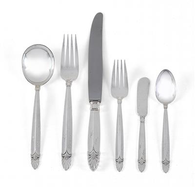 A 34-piece cutlery set, - Jugendstil and 20th Century Arts and Crafts