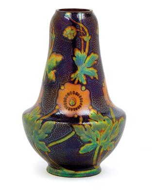 Vase, - Jugendstil und angewandte Kunst des 20. Jahrhunderts