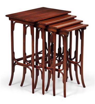 Four Thonet nesting tables no. 10, - Secese a umění 20. století
