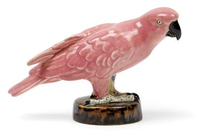 Eduard Klablena (1881-1933), An Amazon parrot, - Jugendstil and 20th Century Arts and Crafts