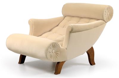 Adolf Loos, "Knieschwimmer"-Fauteuil, - Jugendstil und angewandte Kunst des 20. Jahrhunderts