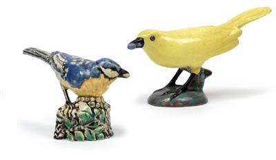 Eduard Klablena (Bucany 1881-1933 Langenzersdorf), Two birds, - Jugendstil and 20th Century Arts and Crafts