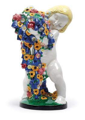 Michael Powolny, A spring season figurine, - Jugendstil e arte applicata del XX secolo