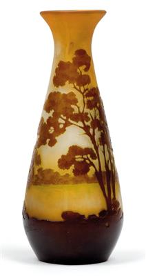 Vase mit Seelandschaft, - Jugendstil und Kunsthandwerk des 20. Jahrhunderts