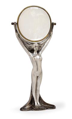 Abel Landry, female nude with round mirror, for La Maison Moderne, 1903, - Secese a umění 20. století
