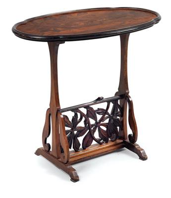 Side table, Emile Gallé, Nancy, c. 1900, - Jugendstil and 20th Century Arts and Crafts