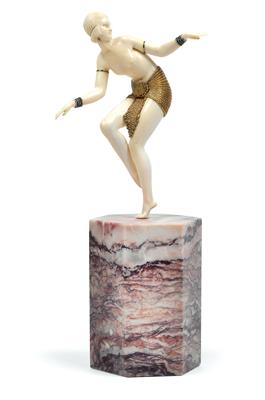 Demetre Chiparus (1886-1947), "Delhi Dancer", Paris, um 1925 - Jugendstil und Kunsthandwerk des 20. Jahrhunderts