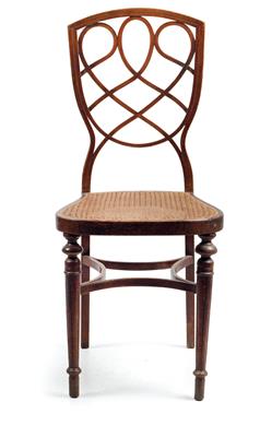 Rare chair, Gebrüder Thonet, Vienna, c. 1890, model no. 275, - Jugendstil and 20th Century Arts and Crafts