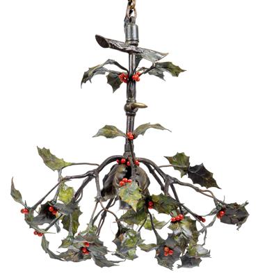 Holly chandelier, France, c. 1900, - Jugendstil and 20th Century Arts and Crafts
