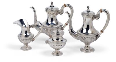 Four-part silver service, Germany c. 1900, - Secese a umění 20. století