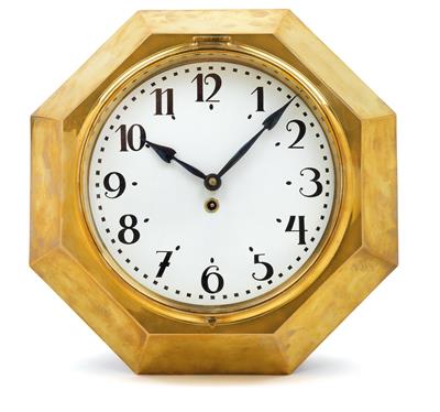 Wall clock, model design by Adolf Loos, c. 1920, - Jugendstil e arte applicata del XX secolo