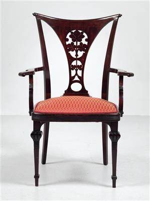 An armchair, Gebrüder Thonet, Vienna, model no. 1006 (6506), before 1904 - Jugendstil e arte applicata del XX secolo