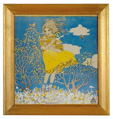 Franz Cizek (Litoměřice 1856-1964 Vienna), Spring - Summer Wind, c. 1920 - Jugendstil and 20th Century Arts and Crafts