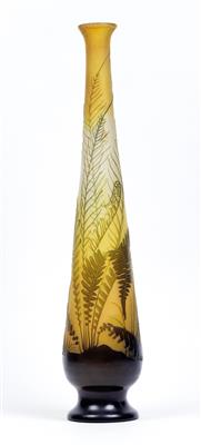 A tall soliflor with ferns, Emile Gallé, Nancy, c. 1910 - Jugendstil and 20th Century Arts and Crafts