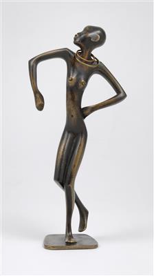 Karl Hagenauer, an African dancer, Werkstätten Hagenauer, Vienna - Jugendstil e arte applicata del XX secolo