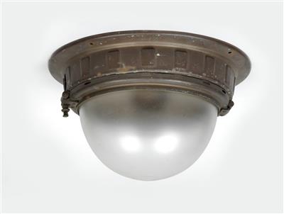 Otto Wagner (1841-1918), a ceiling lamp, designed c. 1910 for the Wiener Stadtbahn, - Jugendstil and 20th Century Arts and Crafts