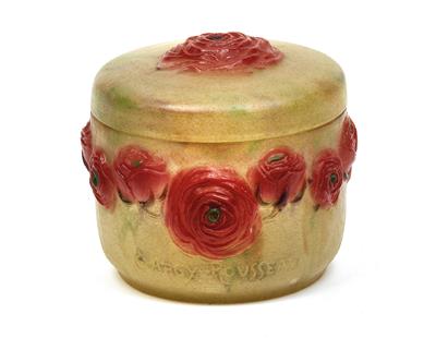 Gabriel Argy-Rousseau, a covered box “roses or buttercups”, designed in 1921 - Jugendstil and 20th Century Arts and Crafts