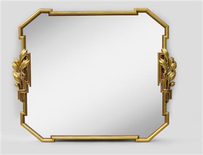 A large mirror, attributed to Oswald Haerdtl, probably Max Welz, Vienna, c. 1930 - Jugendstil e arte applicata del XX secolo