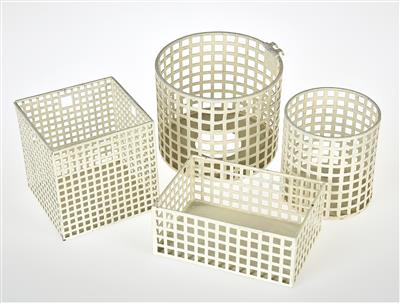 Josef Hoffmann or Koloman Moser, four lattice baskets, Wiener Werkstätte, c. 1904 - Jugendstil and 20th Century Arts and Crafts