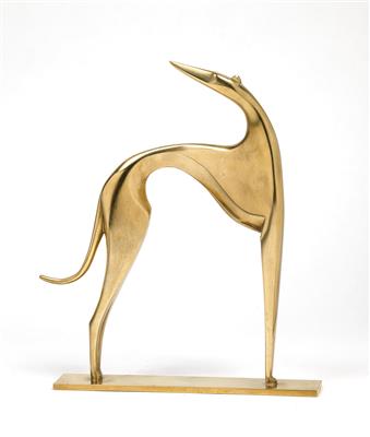 Karl Hagenauer, a greyhound, Werkstätten Hagenauer, Vienna - Jugendstil and 20th Century Arts and Crafts