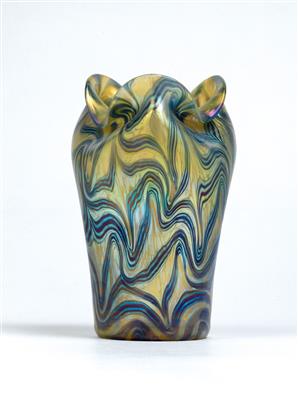 A vase, Johann Lötz Witwe, Klostermühle, 1900/01 - Secese a umění 20. století