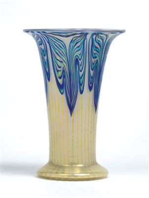 Vase, Johann Lötz Witwe, Klostermühle, um 1900 - Jugendstil und Kunsthandwerk des 20. Jahrhunderts