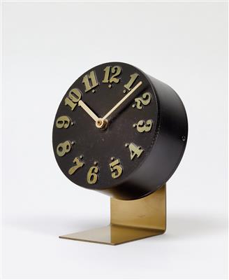 Carl Auböck, a table clock, Vienna c. 1960/70 - Jugendstil e arte applicata del XX secolo