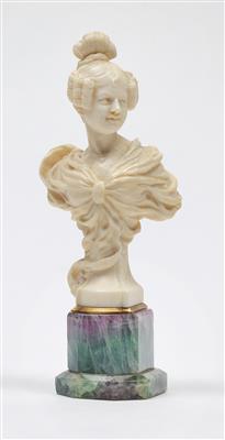 Clovis Delacour (France 1859–1929), a female bust, France, c. 1900 - Jugendstil and 20th Century Arts and Crafts