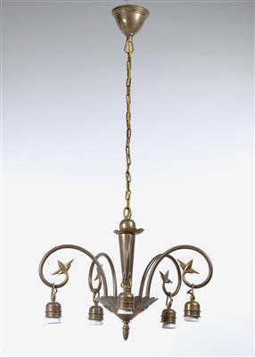 A ceiling lamp, in the manner of Otto Prutscher, Vienna, c. 1925 - Jugendstil and 20th Century Arts and Crafts