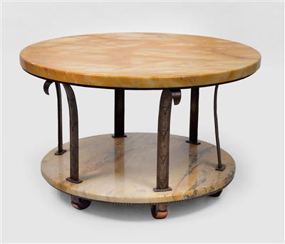 Edgar Brandt (France, 1880–1960), a side table, France, c. 1925 - Jugendstil e arte applicata del XX secolo