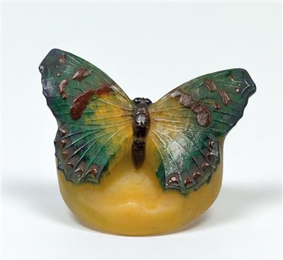 Henri Bergé, “Papillon”, a paperweight, designed in 1906–13, executed by Amalric Walter, Nancy, c. 1920 - Jugendstil and 20th Century Arts and Crafts