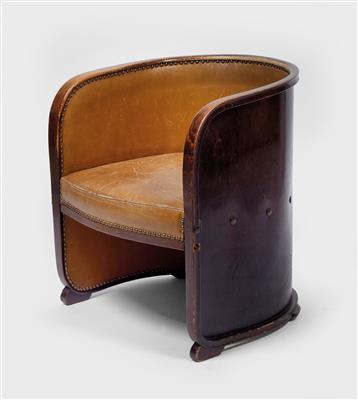 Josef Hoffmann, an armchair, designed in 1901, model number: 720, executed by Jacob & Josef: Kohn - Secese a umění 20. století