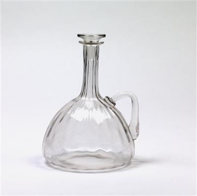 Koloman Moser, a carafe, designed in 1900, commissioned by E. Bakalowits, Söhne, 1900, manufactured by Susanne Lötz, Klostermühle, 1900 - Secese a umění 20. století