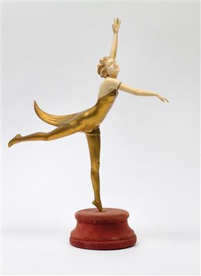 Otto Poertzel (Germany, 1876–1963), “Butterfly Dancer”, designed c. 1925 - Secese a umění 20. století