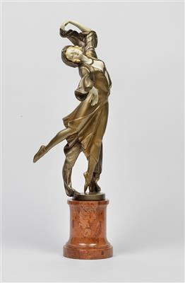 Peter Tereszczuk (Wybudow 1875–1963 Vienna), a female dancer, designed c. 1910, executed by Tereszczuk-Ullmann - Jugendstil and 20th Century Arts and Crafts