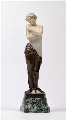 Roberto Montini (Italy 1882–1963), a female nude, Italy c. 1920 - Jugendstil e arte applicata del XX secolo