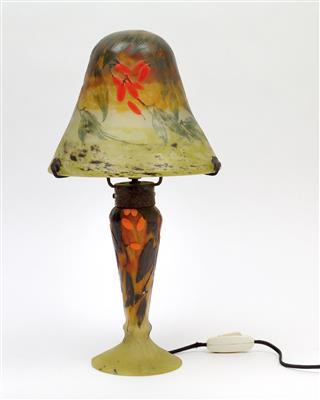 Tischlampe "Baies de cornouiller", Daum, Nancy, um 1926 - Jugendstil u. angewandte Kunst d. 20. Jahrhunderts