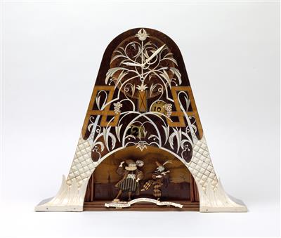A table clock, in the manner of Dagobert Peche, c. 1922 - Jugendstil e arte applicata del XX secolo