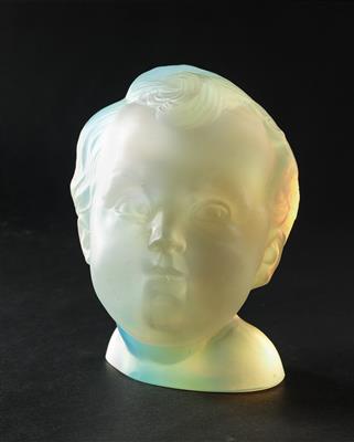 A bust: D’Enfant “Garconnet”, model: 8530, Marius Ernest Sabino, Paris, c. 1930 - Secese a umění 20. století
