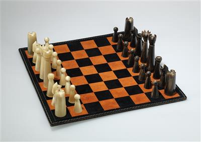 Carl Auböck, a chess set, model number: 42744, Werkstätte Carl Auböck, Vienna - Secese a umění 20. století