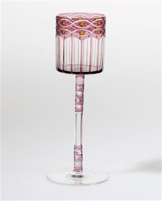 Otto Prutscher, a wine glass, Johann Meyr’s Neffe, Adolf, c. 1912 - Secese a umění 20. století